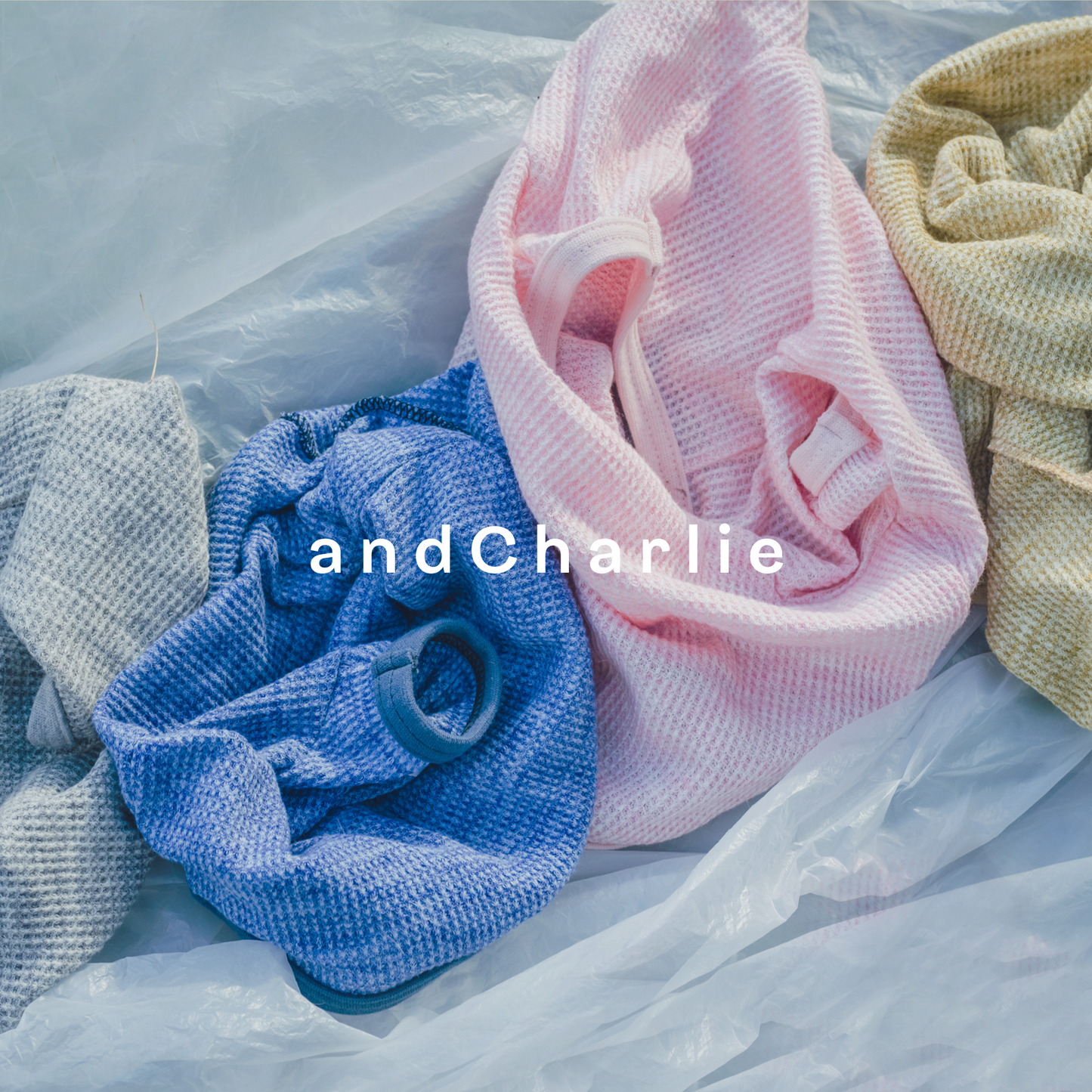 スラブヴィンテージワッフルラグラン -ピンク-|フレブル服andCharlie