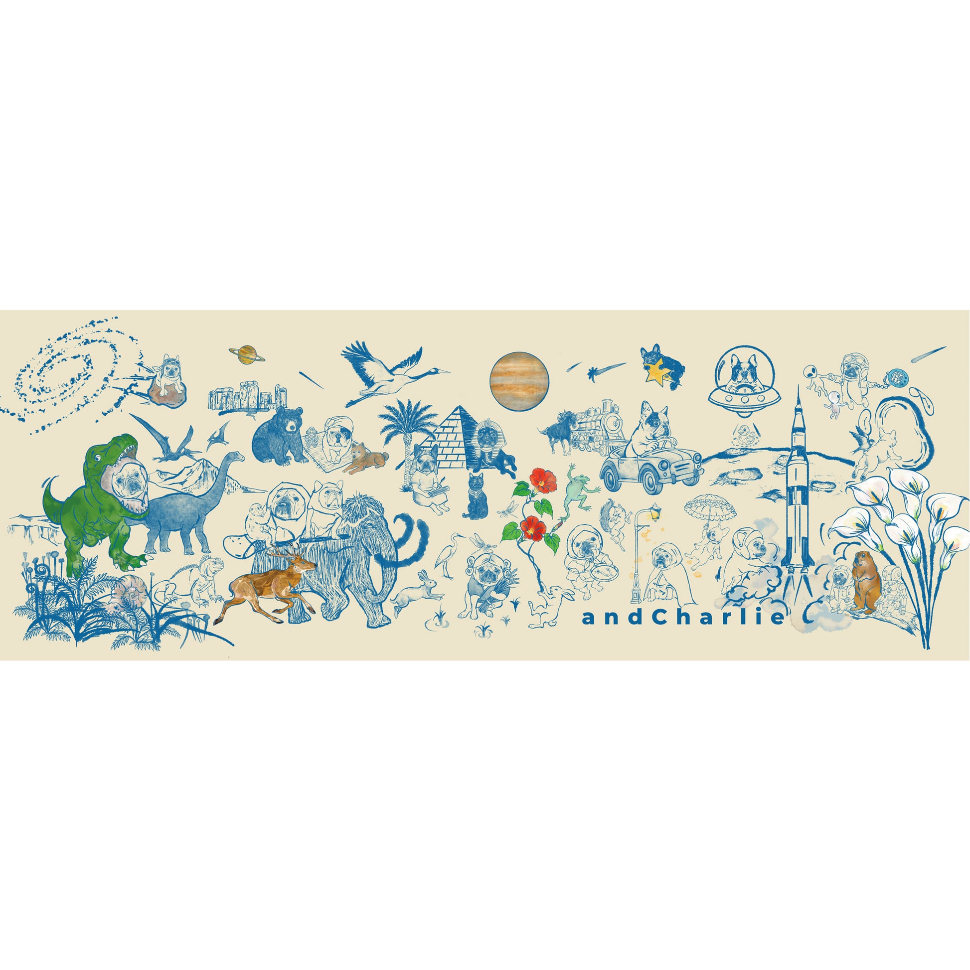 犬用冷感タオル|短頭種やフレンチブルドッグに最適なandCharlie新作デザイン