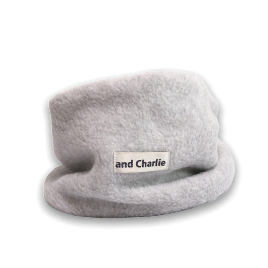 ネックウォーマー -シルバーグレー- - #andCharlie# - #アンドチャーリー#- #フレンチブルドッグ#- #フレブル#