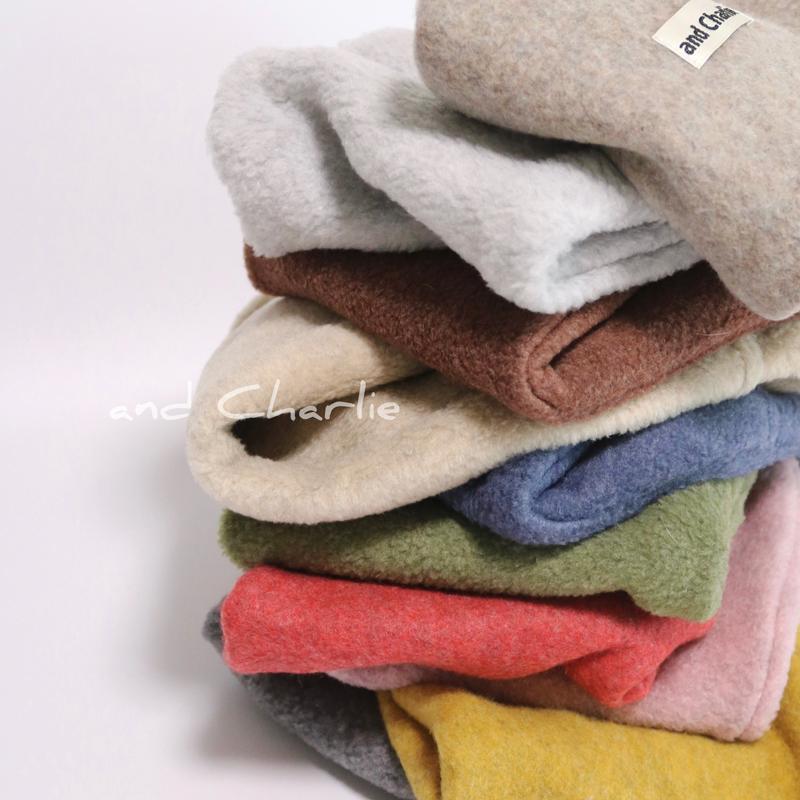 ネックウォーマー -スモーキーブルー- - #andCharlie# - #アンドチャーリー#- #フレンチブルドッグ#- #フレブル#