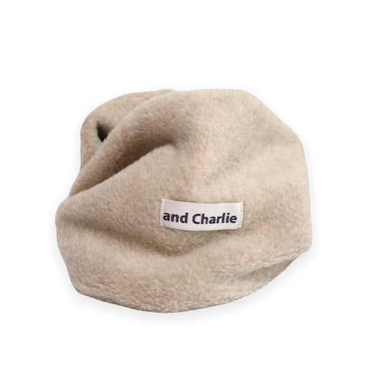 ネックウォーマー -イエローベージュ- - #andCharlie# - #アンドチャーリー#- #フレンチブルドッグ#- #フレブル#