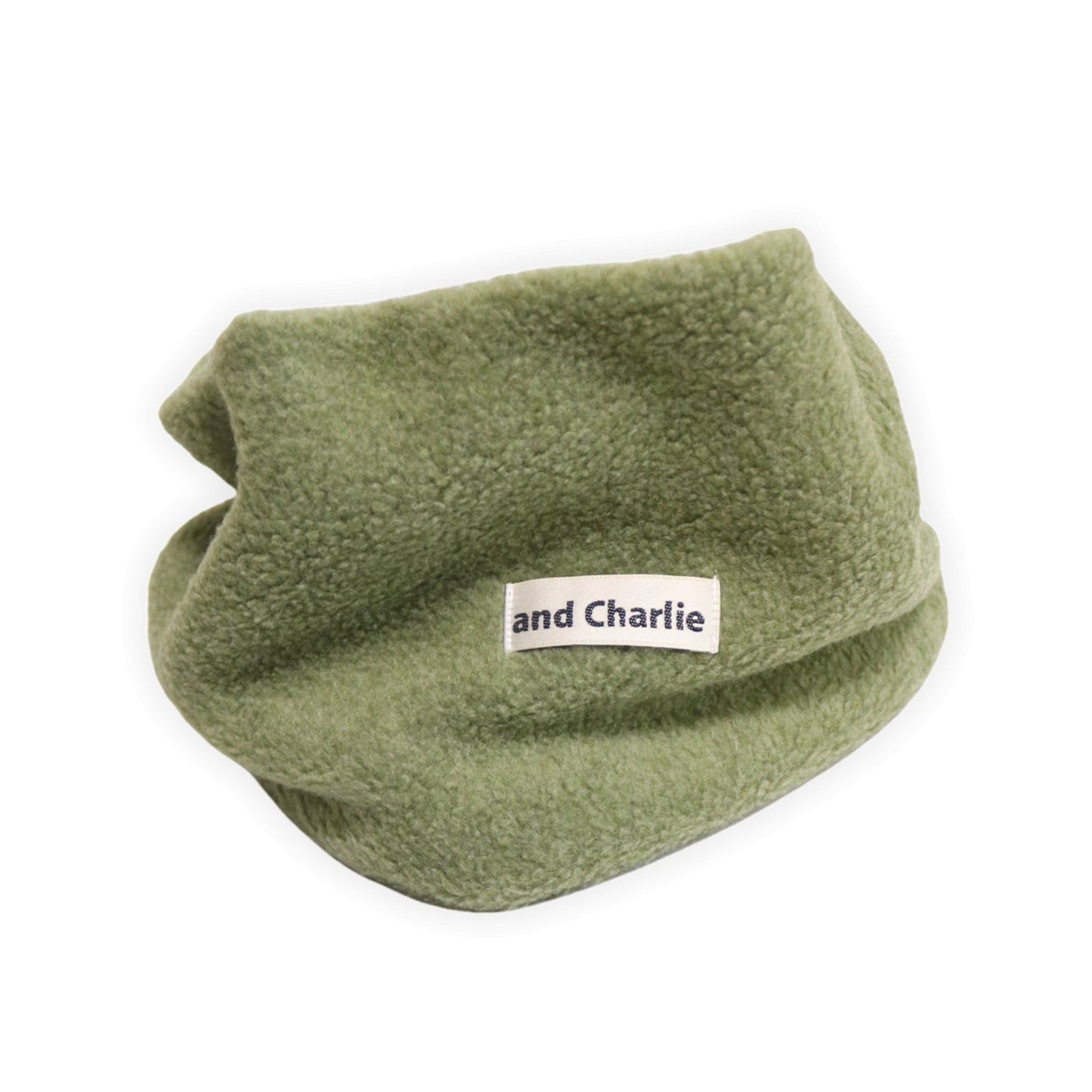 ネックウォーマー -モスグリーン- - #andCharlie# - #アンドチャーリー#- #フレンチブルドッグ#- #フレブル#