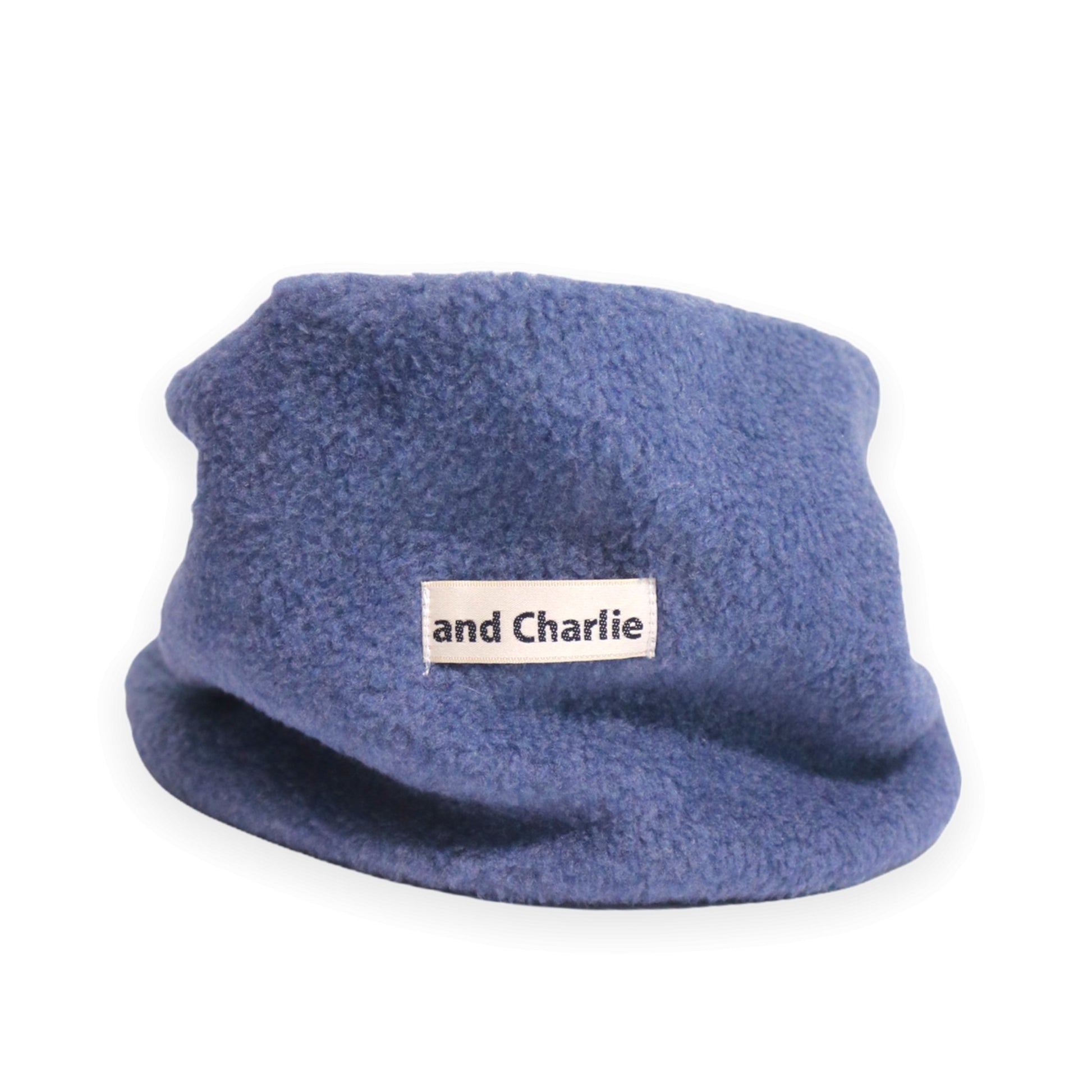 ネックウォーマー -スモーキーブルー- - #andCharlie# - #アンドチャーリー#- #フレンチブルドッグ#- #フレブル#