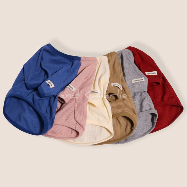 ワッフルラグラン -スモーキーピンク- - #andCharlie# - #アンドチャーリー#- #フレンチブルドッグ#- #フレブル#
