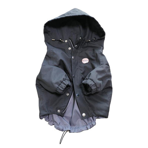 マウンテンパーカー-ダークグレー- - #andCharlie# - #アンドチャーリー#- #フレンチブルドッグ#- #フレブル#
